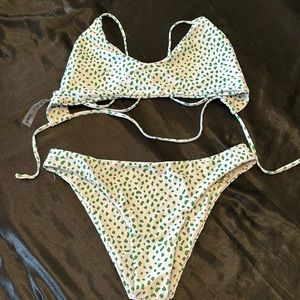 Matching bathing suit